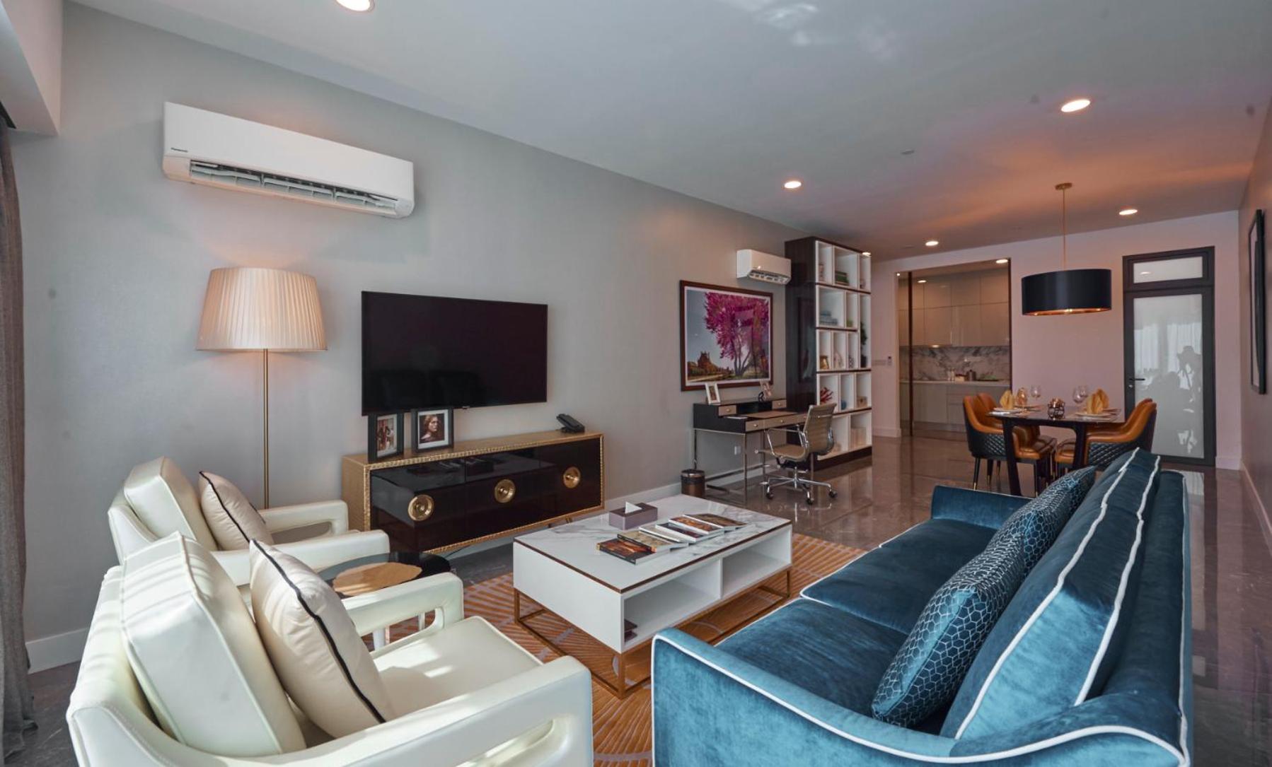 The Face Style Hotel Куала Лумпур Екстериор снимка A living room in a condominium